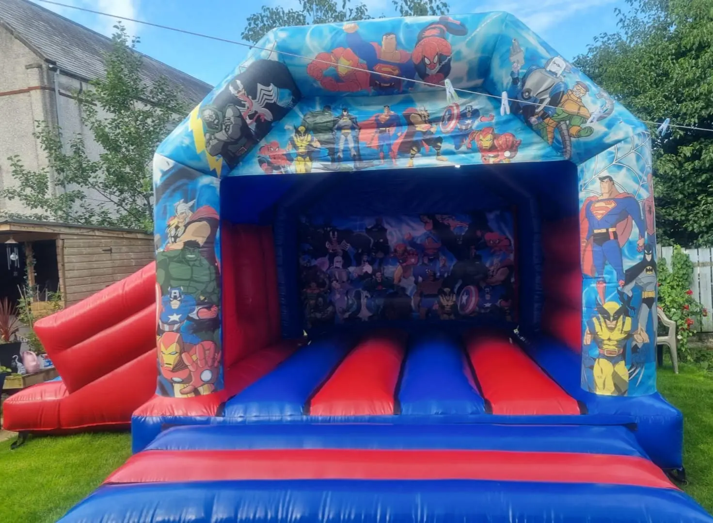 Superhero Castle with Side Slide